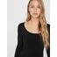 VERO MODA Damen VMMAXI My LS Soft UNECK NOOS 3-Pack, Black/Black & Black, S