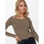 VERO MODA Damen VMMAXI My LS Soft UNECK NOOS 3-Pack, Walnut/Rose Brown & MARSHMALLO, L