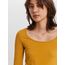 VERO MODA Damen VMMAXI My LS Soft UNECK NOOS 3-Pack, Golden Yellow/Burnt Henna & DG, S