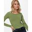 VERO MODA Damen VMMAXI My LS Soft UNECK NOOS 3-Pack Langarmshirt, Oil Green/Green Gables & Chine, L