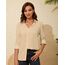 Damen Button-Down Shirts Langarm Kragen Tops Lady Work Office Chiffon Bluse