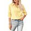 Damen Button-Down Shirts Langarm Kragen Tops Lady Work Office Chiffon Bluse