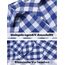UNibelle Damen Kariert Bluse Langarm Hemd Knopfleiste Trachtenbluse Casual Hemdjacke Oktoberfest Hemden V-Ausschnitt Karohemd HolzfäLlerhemd Trachten Oberteile Hellblau-B S