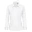 J.VER Bluse Damen Langarm Casual Business Blusen Comfort Fit Baumwolle Stretch Blouse FüR Party Social Club Frauen Alle Weiß