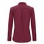 J.VER Bluse Damen Langarm Business Bügelfrei Hemd Klassische Blusenshirt Comfort Fit Baumwolle Stretch Blouse Regular Damenbluse Für Meeting Burgunderrot