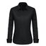 J.VER Schwarze Bluse Damen Baumwolle Elegant Casual Regular Fit Businesshemden Knitterfreies Stretchhemd Für AusflüGe üBergangszeit und Outdoor AktivitäTen All Schwarz