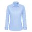J.VER Hemd Damen Blusenshirt Business Reise Blusen Knitterfrei Langarmshirt Stretch Komfort Damenbluse Stylische Oberteile Hell Blau