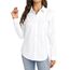 J.VER Business Bluse Damen Langarm Saison-Transition Damenblusen Business Casual Langarmshirt Allwetter-Tauglich Alle Weiß