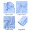 J.VER Bluse Damen Baumwolle Hemd Business Flugtauglich Blusen Elegant Modische Hemdbluse Für Stadtspaziergang Hochzeit Hell Blau
