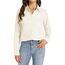 J.VER Damen Hemd Herbst Büro Damenbluse übergangs Langarm Stretchhemd Regular Fit Baumwolle Anzughemd Beige