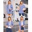 UNibelle Trachtenbluse Damen Kariertes Hemd Langarm HolzfäLlerhemd Bluse V-Ausschnitt Trachtenhemd Oktoberfest Kariert Hemden Trachten Oberteile mit Knöpfen Hellblau-B L