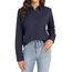 J.VER Blaue Bluse Damen Business Hemd Bügelfrei Berufliche Eleganz Langarm Regular Fit Unifarben Für Büro Outdoor Party Navy Blau