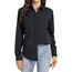 J.VER Damen Bluse Business Casual Blusenshirt Office Alltags Blusen Knitterfreies Hemd Regular Fit Long Sleeve Shirt Women All Schwarz