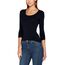 ONLY Damen Onllive Love Life L/S Oneck Top Noos JRS T-Shirt, Schwarz, M EU