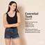 Amazon Essentials Damen Tanktop, Schmale Passform, 2er-Pack, Schwarz/Weiß Streifen, L