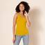 Amazon Essentials Damen Tanktop, Schmale Passform, 2er-Pack, Dunkles Olivgrün/Gold, L