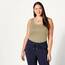 Amazon Essentials Damen Tanktop, Schmale Passform, 2er-Pack, Helles Kamelbraun, XL