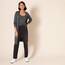 Amazon Essentials Damen Tanktop, Schmale Passform, 2er-Pack, Dunkelgrau Meliert, XL