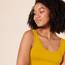Amazon Essentials Damen Tanktop, Schmale Passform, 2er-Pack, Dunkles Olivgrün/Gold, L