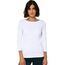 Cecil Damen Basic Boatneck T-Shirt, White, S