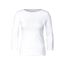 Cecil Damen Basic Boatneck T-Shirt, White, S