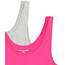Amazon Essentials Damen Tanktop, Schmale Passform, 2er-Pack, Grau Meliert/Kräftiges Rosa, XL