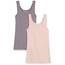 Amazon Essentials Damen Tanktop, Schmale Passform, 2er-Pack, Mauve/Zartrosa, XXL