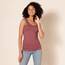 Amazon Essentials Damen Tanktop, Schmale Passform, 2er-Pack, Pflaume, XL