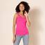 Amazon Essentials Damen Tanktop, Schmale Passform, 2er-Pack, Grau Meliert/Kräftiges Rosa, XXL