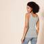 Amazon Essentials Damen Tanktop, Schmale Passform, 2er-Pack, Hellgrau Meliert, XL