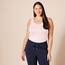 Amazon Essentials Damen Tanktop, Schmale Passform, 2er-Pack, Hellrosa/Korallenrosa, XXL