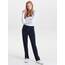 ONLY Damen Onllive Love Life L/S Oneck Top Noos JRS T Shirt, Weiß, M EU