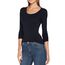 ONLY Damen Langarmshirt Figurbetont und Tailliert aus Baumwolle, Rundhalsausschnitt (3er Love Mix 1 - S) (3xBlack)