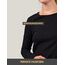Basic Treasure 2-Pack Langarmshirts für Damen Schwarz, Longsleeve Baumwolle 95%, Langarmshirt Baumwolle, Basic Shirt S