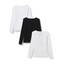 Onllive Love LS O-Neck TOP 3-Pack CS JRS