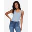 ONLY 3er Pack Damen Oberteile Basic Tank Tops weiß, schwarz, grau, blau, Creme Frauen Shirt lang Sommer Shirts Top 15201465 (XL, FarbMix 2)