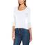 ONLY Damen Onllive Love Life L/S Oneck Top Noos JRS T Shirt, Weiß, M EU