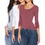 ONLY Damen Langarmshirt Figurbetont und Tailliert aus Baumwolle, Rundhalsausschnitt (3er Love Mix 5 - XL) (Grey, Rose, White)
