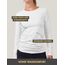 Basic Treasure 2-Pack Langarmshirts für Damen Weiß, Longsleeve Baumwolle 95%, Langarmshirt Baumwolle, Basic Shirt Damen L