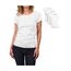 Basic Treasure 3er Pack Tshirt Damen Weiß, Kurzärmliges Shirt, 100% Baumwolle T Shirt (Weiß, L)