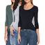ONLY Damen Langarmshirt Figurbetont und Tailliert aus Baumwolle, Rundhalsausschnitt (3er Love Mix 4 - XS) (Black, Grey, Green)