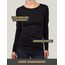Basic Treasure 2-Pack Langarmshirts für Damen Schwarz, Longsleeve Baumwolle 95%, Langarmshirt Baumwolle, Basic Shirt S