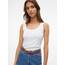 VERO MODA Damen Tank Top VMMaxi My Soft Long Basic Damentop 10185110 Bright White S