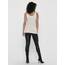 ONLY 3er Pack Damen Basic Tops Tank Top Elfenbein lang 15201465 (M, Weiß (Cloud Dancer))