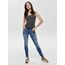ONLY 3er Pack Damen Basic Tops Tank Top dunkel grau lang 15201465 (S, Grau (Dark Grey Melange))