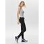 ONLY 3er Pack Damen Basic Tops Tank Top grau lang 15201465 (M, Grau (Light Grey Melange))