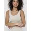 ONLY 3er Pack Damen Basic Tops Tank Top Elfenbein lang 15201465 (M, Weiß (Cloud Dancer))