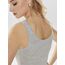 ONLY 3er Pack Damen Basic Tops Tank Top grau lang 15201465 (M, Grau (Light Grey Melange))
