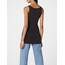 VERO MODA Damen VMMAXI My Soft Long Tank NOOS Top, Grau (Dark Grey Melange), 36 (Herstellergröße: S)