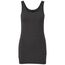ONLY 3er Pack Damen Basic Tops Tank Top dunkel grau lang 15201465 (S, Grau (Dark Grey Melange))